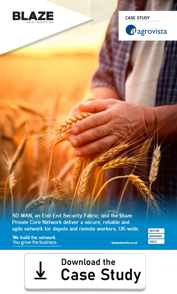 Case study of Agrovista's SD-WAN network provided by Blaze Networks