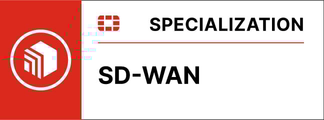 Fortine Partner SD-WAN Specialisation Badge Fortine Partner SD-WAN Specialisation Badge
